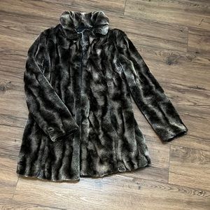 Faux fur coat